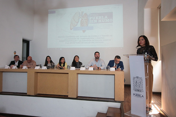 Congreso del Estado, sede del Foro “Puebla sin Humo”