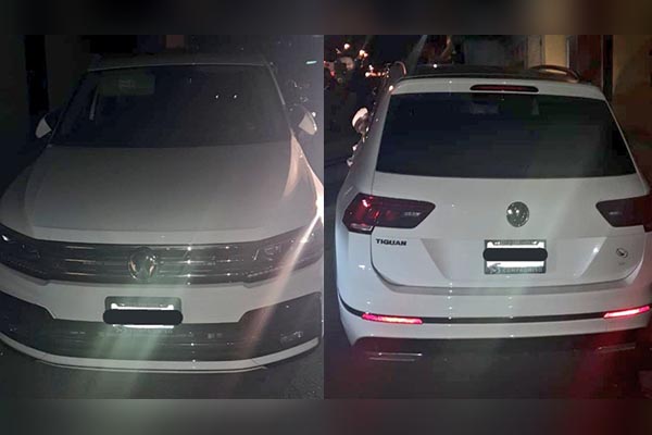 Hallan la camioneta robada a la esposa de Eduardo Rivera