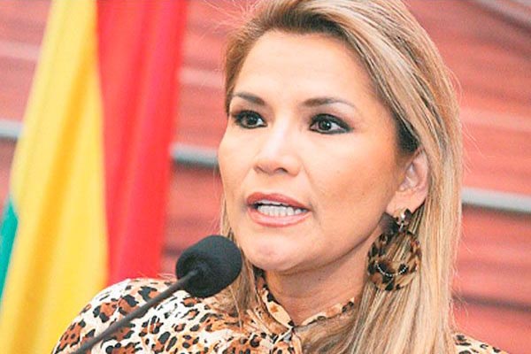 Senadora opositora Jeanine Áñez anuncia que asumirá la presidencia de Bolivia