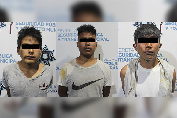 Capturados tres asaltantes de Oxxos