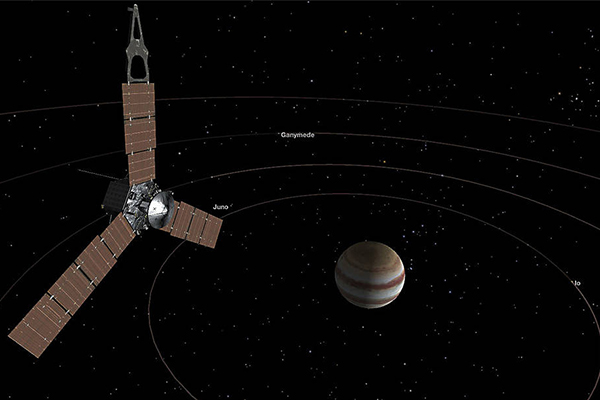 Nave espacial Juno de NASA captura hemisferio sur de Júpiter