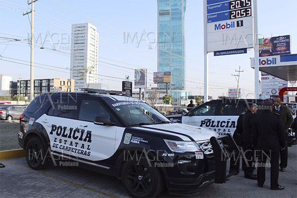Destinan patrullas y policías permanentes para cuidar de Angelópolis a la caseta
