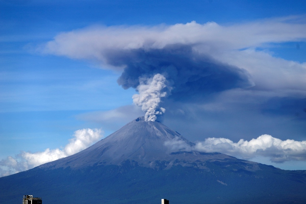 Popocatépetl emite 187 exhalaciones en las últimas 24 horas