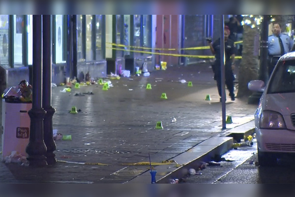 Una decena de heridos tras tiroteo en Nueva Orleans