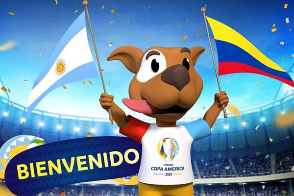 Mascota de Copa América, homenaje a perritos que alegran las canchas