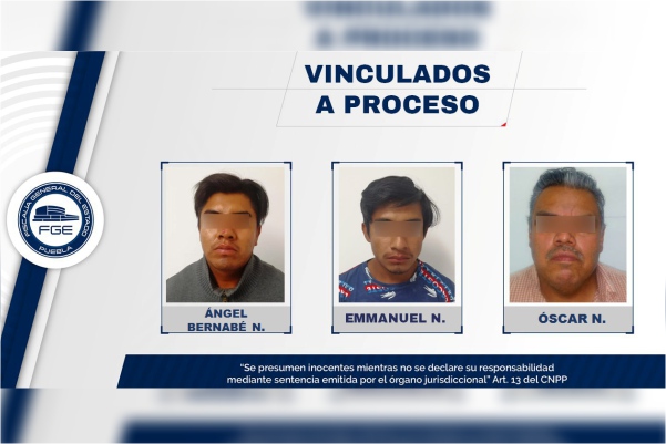 Vinculados a proceso tres sujetos por secuestro exprés y robo