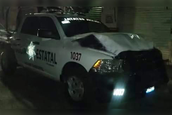 Ya chocó la primera patrulla de la SSP, a unos días de entregada