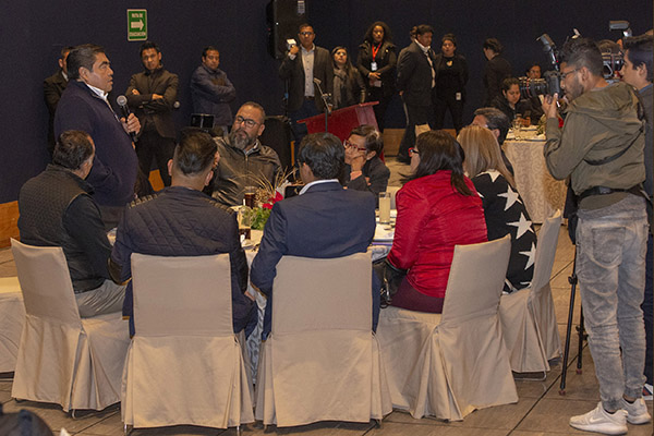 Ofrece Barbosa Huerta respeto a medios de comunicación