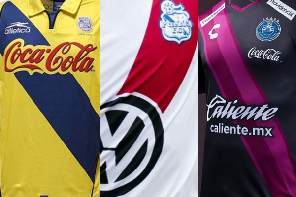 Del amarillo a la franja priista, playeras polémicas del Puebla