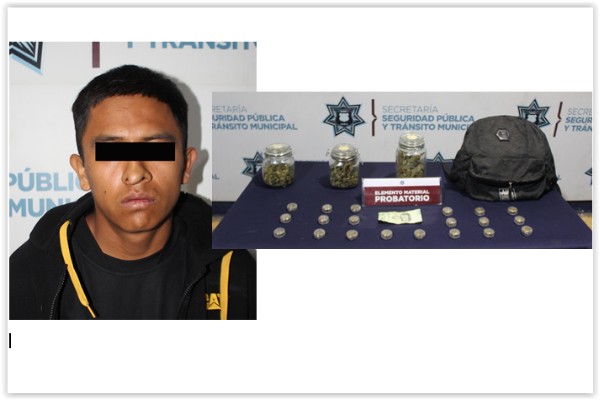 Comercializaba descaradamente droga en la vía pública