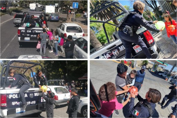 Nobles policías se convierten en Reyes Magos