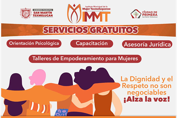 Instituto Municipal de la Mujer texmeluquense brinda atención de calidad a mujeres y niñas