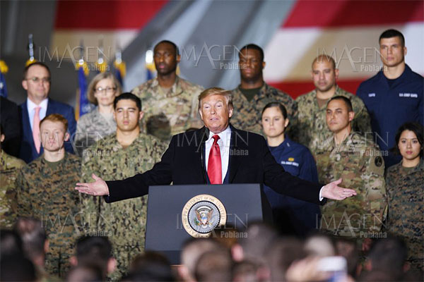Trump dice que no hubo muertos en ataque iraní y que los daños fueron mínimos
