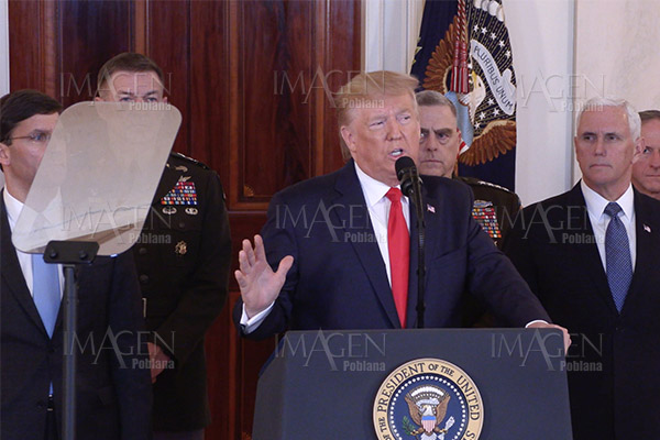 Trump duda que caída de avión en Irán haya sido por problemas “mecánicos”