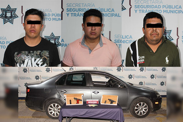 Detienen a extorsionadores de comerciantes