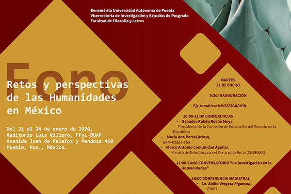 Foro “Retos y perspectivas de las humanidades en México” en la FFyL