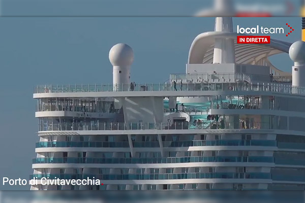 Italia bloquea por coronavirus un crucero de España con 6,000 personas