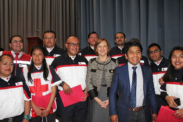 Egresan 70 Técnicos en Urgencias Médicas de Cruz Roja Ciudad de Puebla