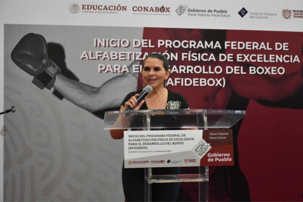 Inauguran CONABOX e INPODE programa para el desarrollo del boxeo en Texmelucan