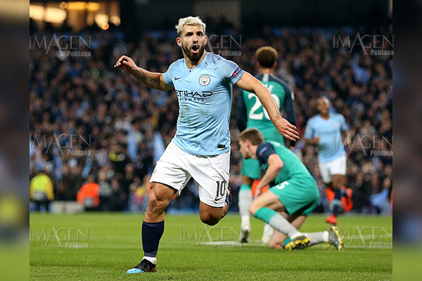 Agüero, por séptima vez elegido jugador del mes en la Premier League