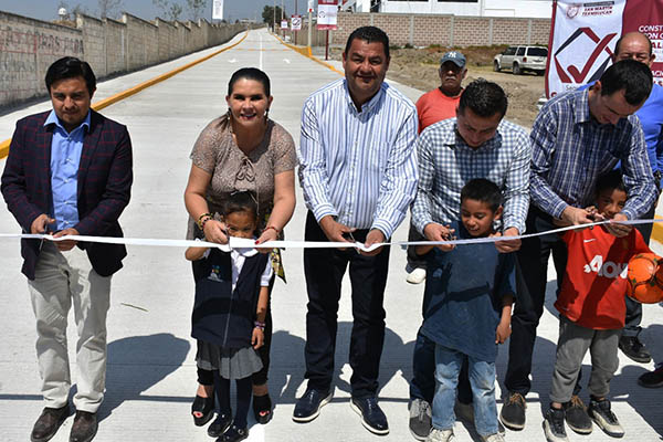Norma Layón entrega obras en la colonia Margarita Morán y Libertad Antorchista