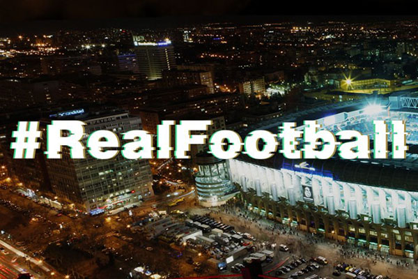 #RealFootball, el llamado del Real Madrid para enfrentar al Manchester City