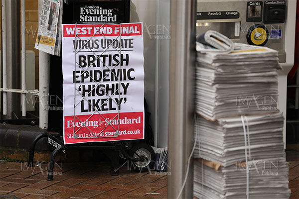 Reino Unido confirma el primer muerto por el coronavirus