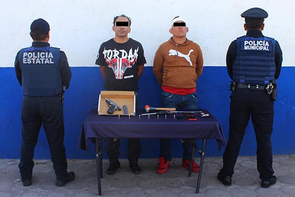 Capturados dos ladrones de casas habitación