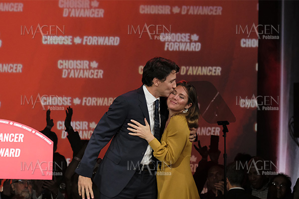 Justin Trudeau se auto aísla luego de que su esposa mostrara síntomas de gripe