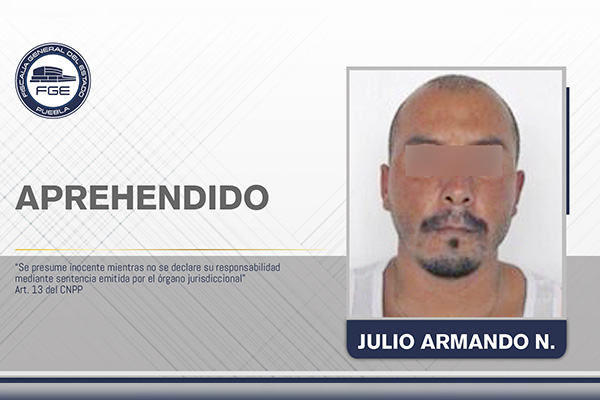 Aprehendido presunto responsable de la desaparición de su concubina