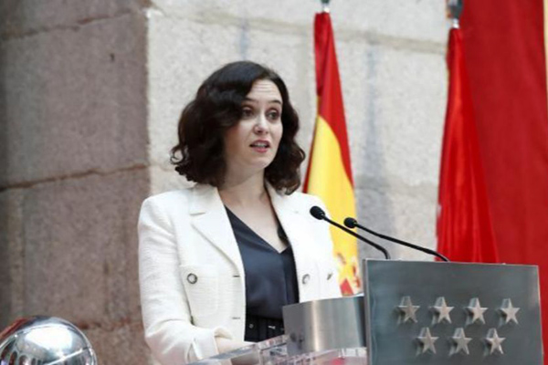 La presidenta de la Comunidad de Madrid da positivo por coronavirus
