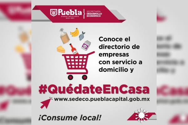 Ayuntamiento promueve consumo desde casa durante contingencia