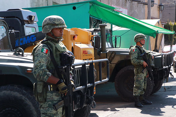 Refuerzan seguridad en Huejotzingo con presencia de la SEDENA