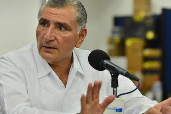 Gobernador de Tabasco da positivo a coronavirus