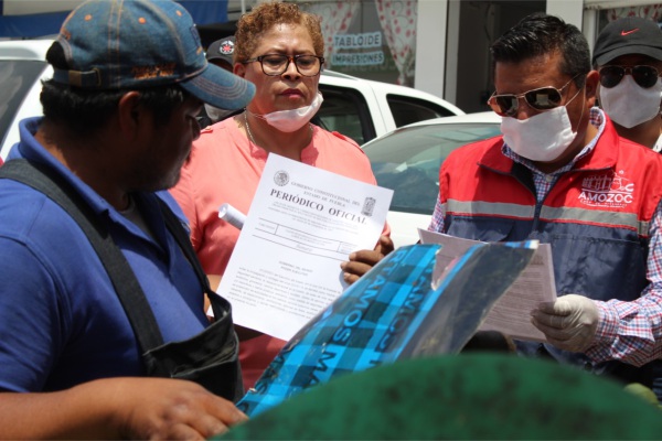 En Amozoc, se refuerzan medidas preventivas ante el COVID-19