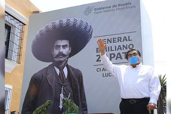 Preside Miguel Barbosa ceremonia conmemorativa al CI aniversario de Emiliano Zapata