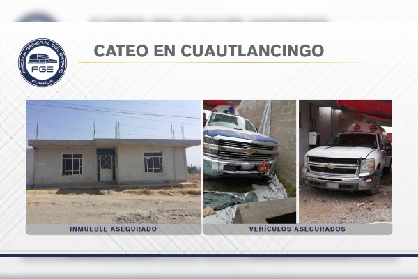 En cateo, FGE recuperó dos pipas de gas robadas