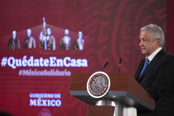 Agradece López Obrador a mexicanos “sacrificio de quedarse en casa”