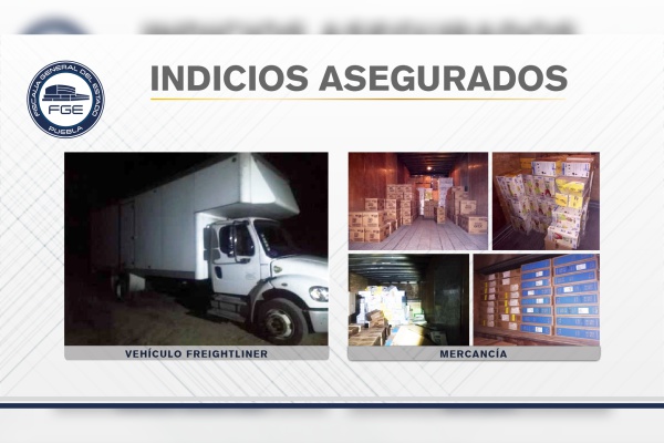 FGE recuperó torton robado con mercancía