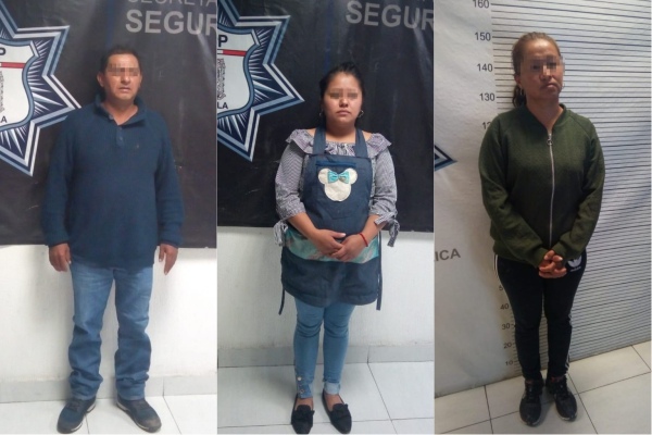 Agentes de la SSP detienen a tres narcomenudistas