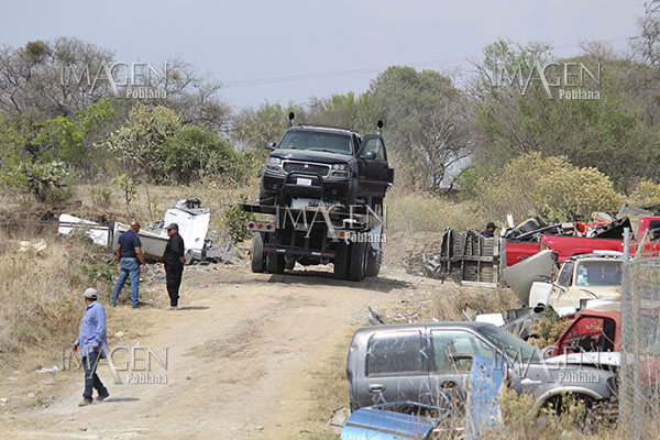 Recupera FGE autos robados durante cateo a depósito de vehículos