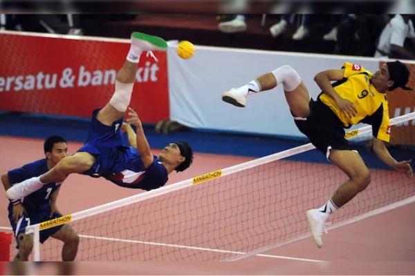Sepak takraw, el voleibol que se juega con los pies