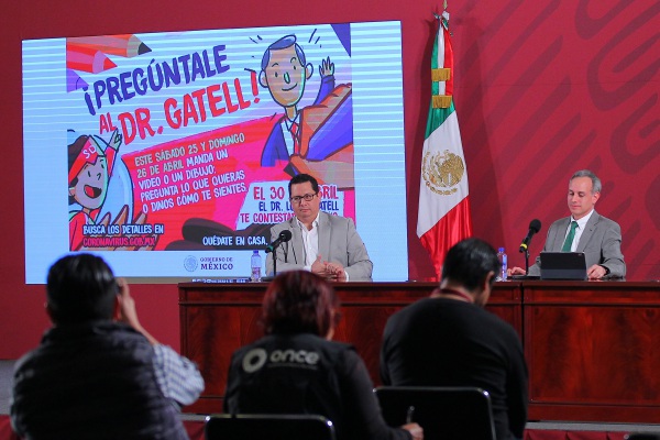 Este jueves, López-Gatell responderá inquietudes de 20 niñas y niños