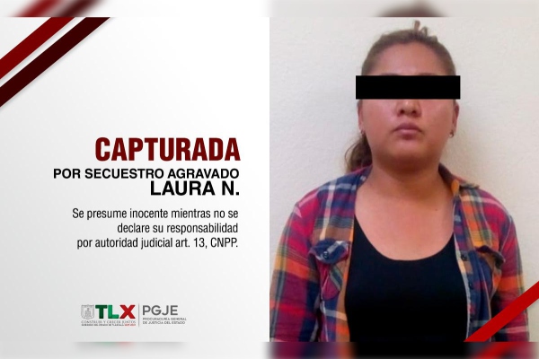 Detienen en Tlaxcala a secuestradora que operaba en Puebla