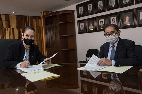 Firman convenio de colaboración HUP e IMSS para garantizar atención bilateral