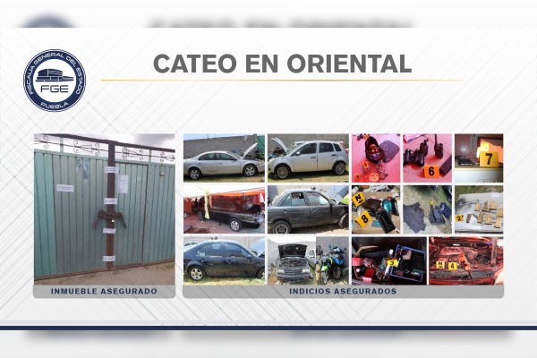 Tras cateo, Fiscalía aseguró ocho unidades y equipo táctico