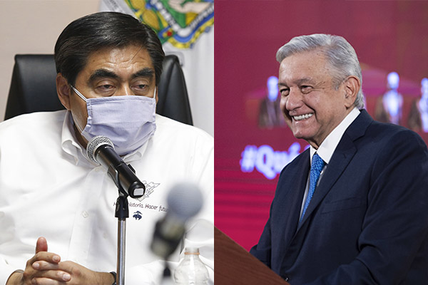 Miguel Barbosa y AMLO, contrastes marcados durante pandemia