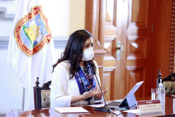 Claudia Rivera presenta avances de seguridad en el municipio