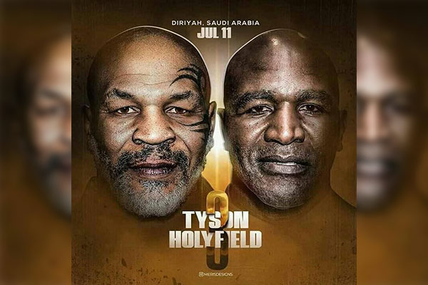 Tyson se enfrentaría a Holyfield 23 años después de la mordida en la oreja