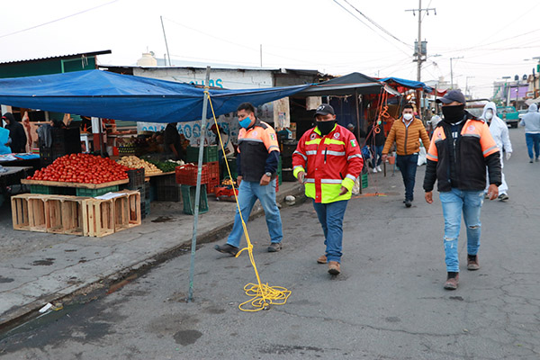 Prevalece en mercados de Huejotzingo estrategia de mitigación frente al covid-19